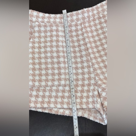 NWOT Lida Kate Houndstooth Wool-blend Shorts Large - Picture 7 of 8